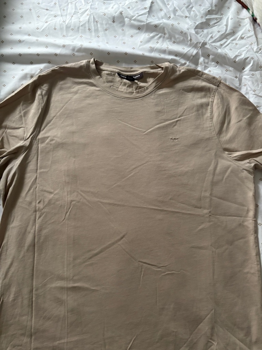MICHAEL Michael Kors Sand Crew Neck Short Sleeve Tee